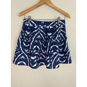 Tehama Athletic Tiered Mini Skirt Ikat Preppy Athletic Athleisure Golf Sporty